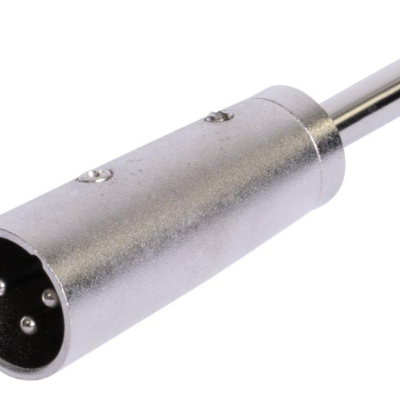 Ficha Adaptadora XLR 3p Macho / Jack 6.35mm Macho