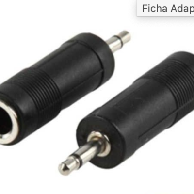 Ficha Adaptadora 3.5mm Macho Mn / 6.35mm Fêmea St