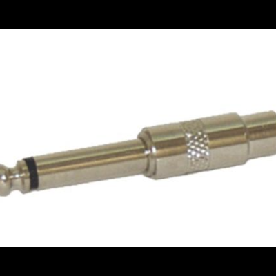 Ficha Adaptadora 6.3mm Macho Mono/ Fêmea Rca
