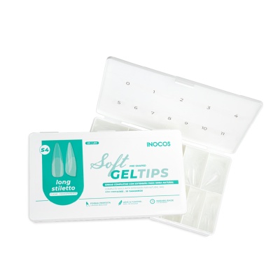 Soft Gel Tips INOCOS Long Stiletto S4