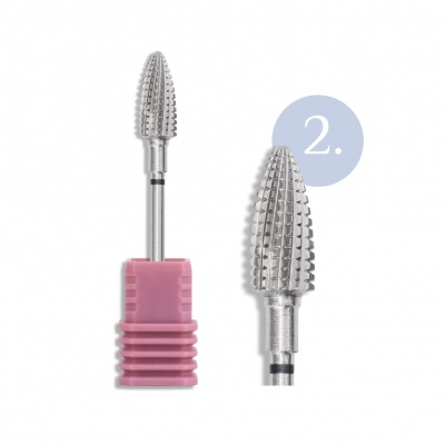 2 - Fraise ovale INOCOS - Carbone | Gros grains