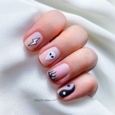 Esmalte Semipermanente INOCOS Negro 90%