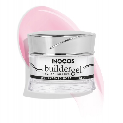 Builder Gel INOCOS Rosa lattiginoso Intenso di media viscosità 50g