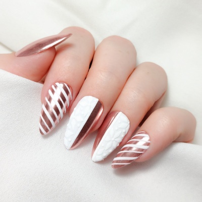 Glitter Pó Efeito 2 em 1 INOCOS Magia Rosa Ouro