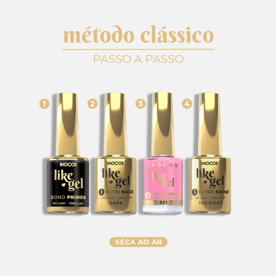 Like Gel INOCOS 221 Rosa Quente Vibrante