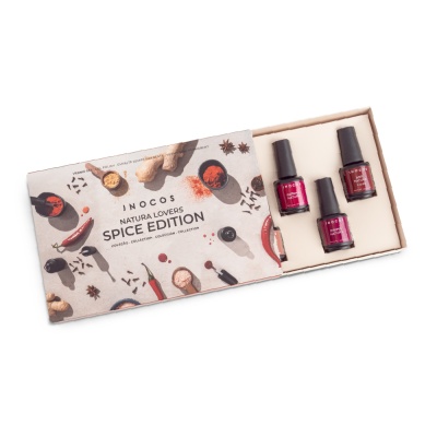 Box Verniz Gel Natura Lovers Spice Edition INOCOS