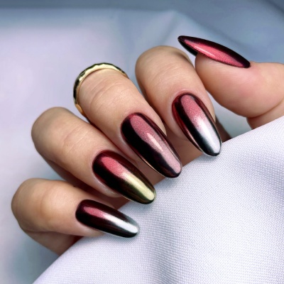 Glitter Powder Effect 2 on 1 INOCOS Red Magic