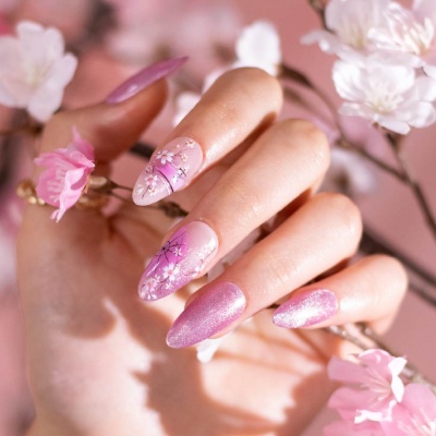 Verniz Gel INOCOS Cateye Rosa Sakura