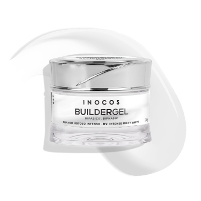 Builder Gel INOCOS Branco Leitoso Intenso de Média Viscosidade 30g