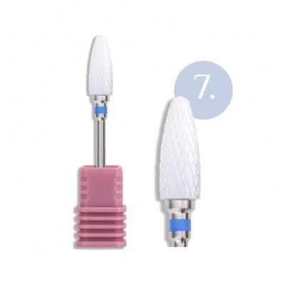 7 - Fraise ovale INOCOS - Céramique | Grain moyen