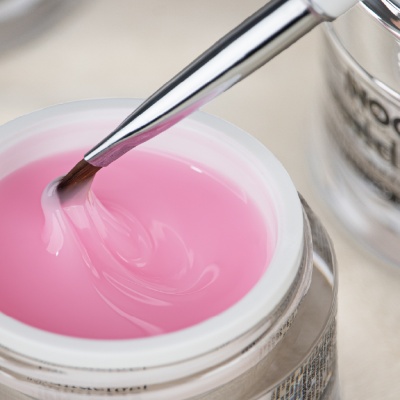 Builder Gel INOCOS Rosa Leitoso Intenso de viscosidad media 30g