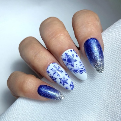Stamping Gel INOCOS Azul Metálico