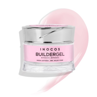 Builder Gel INOCOS Rosa lattiginoso di media viscosità 50g