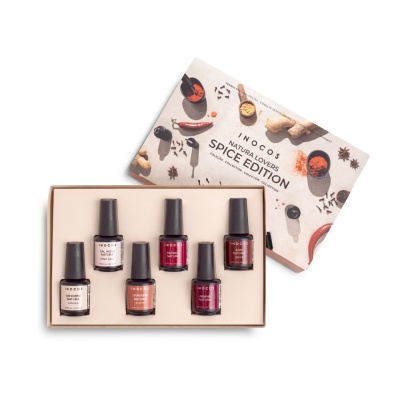 Box Verniz Gel Natura Lovers Spice Edition INOCOS