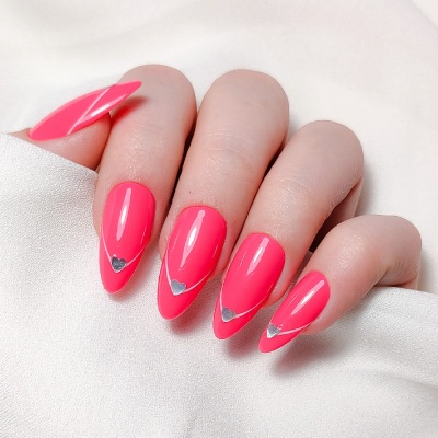 Glitter Xi-Coração INOCOS Prata