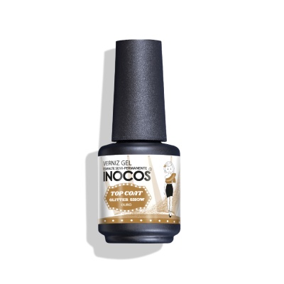 Top Coat INOCOS Glitter Show Gold