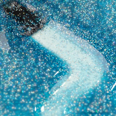 Like Gel INOCOS 180 Glitter Azul Holo