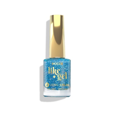 Like Gel INOCOS 180 Glitter Azul Holo