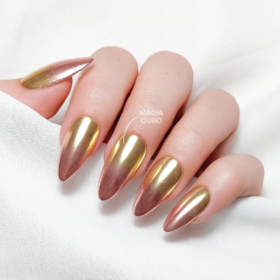 Glitter Powder Effect 2 on 1 INOCOS Gold Magic