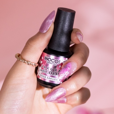 Verniz Gel INOCOS Cateye Rosa Sakura