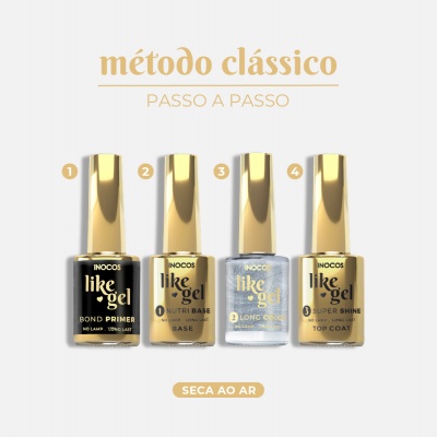 Like Gel INOCOS 102 Plata Cromada Like Gel INOCOS 102 Plata Cromada