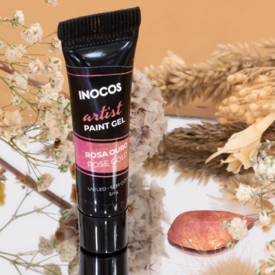 Paint Gel INOCOS Rosa Ouro Paint Gel INOCOS Rosa Ouro