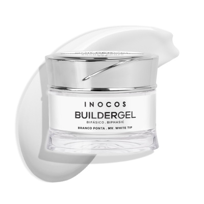 Builder Gel INOCOS Branco Ponta de Média Viscosidade 50g