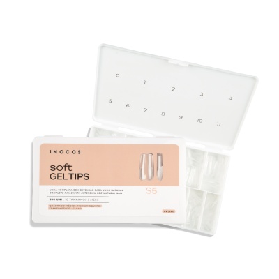 Soft Gel Tips INOCOS Medium Square S5