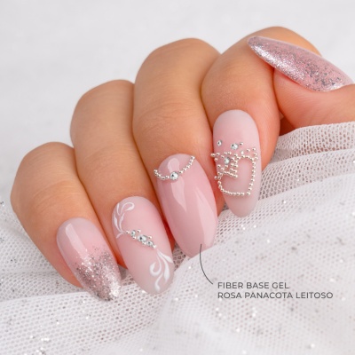 Fiber Base Gel INOCOS milky panacotta rose