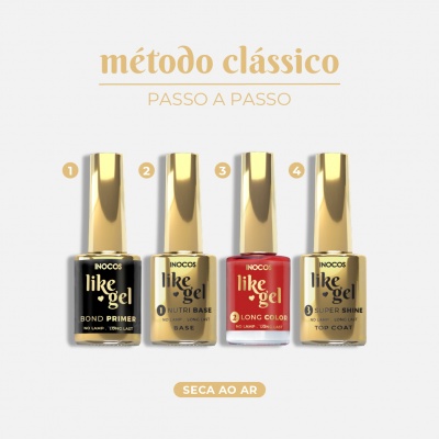 Like Gel INOCOS 156 Vermelho Sonho Like Gel INOCOS 156 Vermelho Sonho
