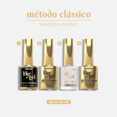 Like Gel INOCOS 213 Branco Puro Leitoso Like Gel INOCOS 213 Branco Puro Leitoso