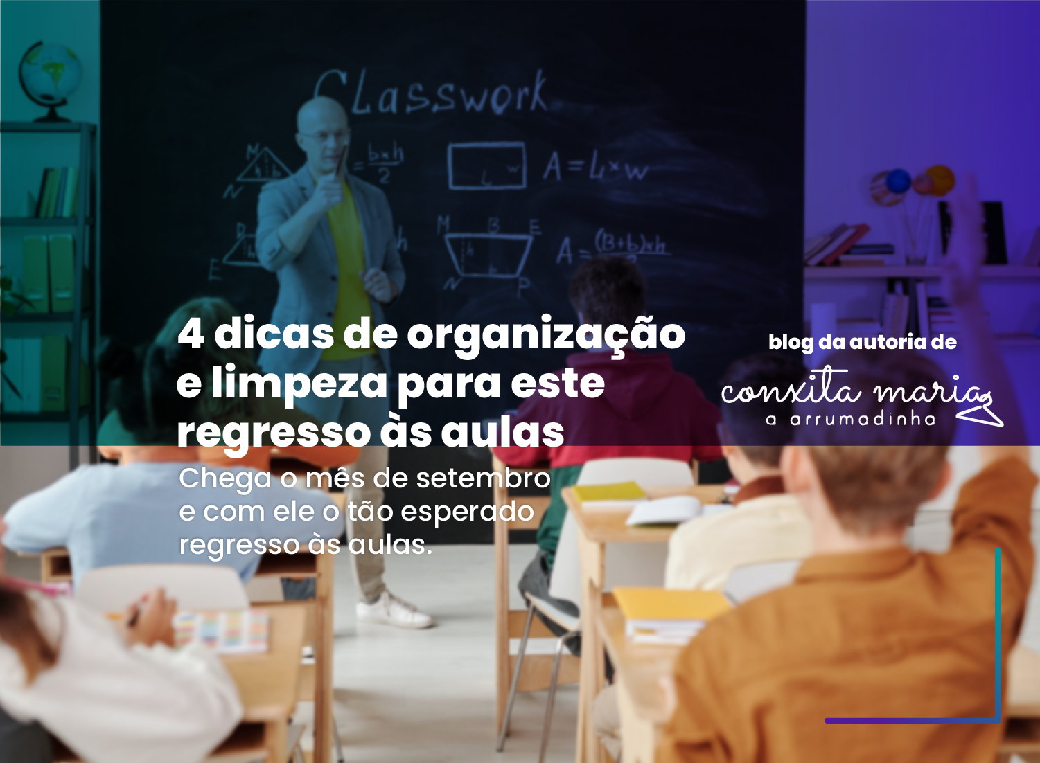 4 Dicas de organização e limpeza para este regresso às aulas 4 Dicas de organização e limpeza para este regresso às aulas