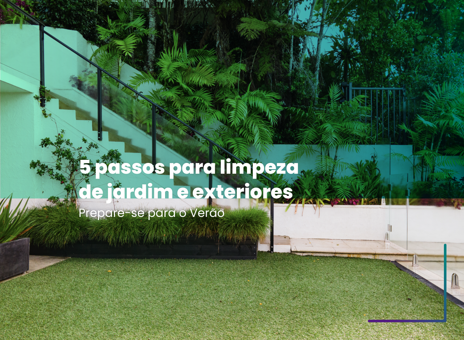 5 passos para limpeza de jardim e exteriores 5 passos para limpeza de jardim e exteriores