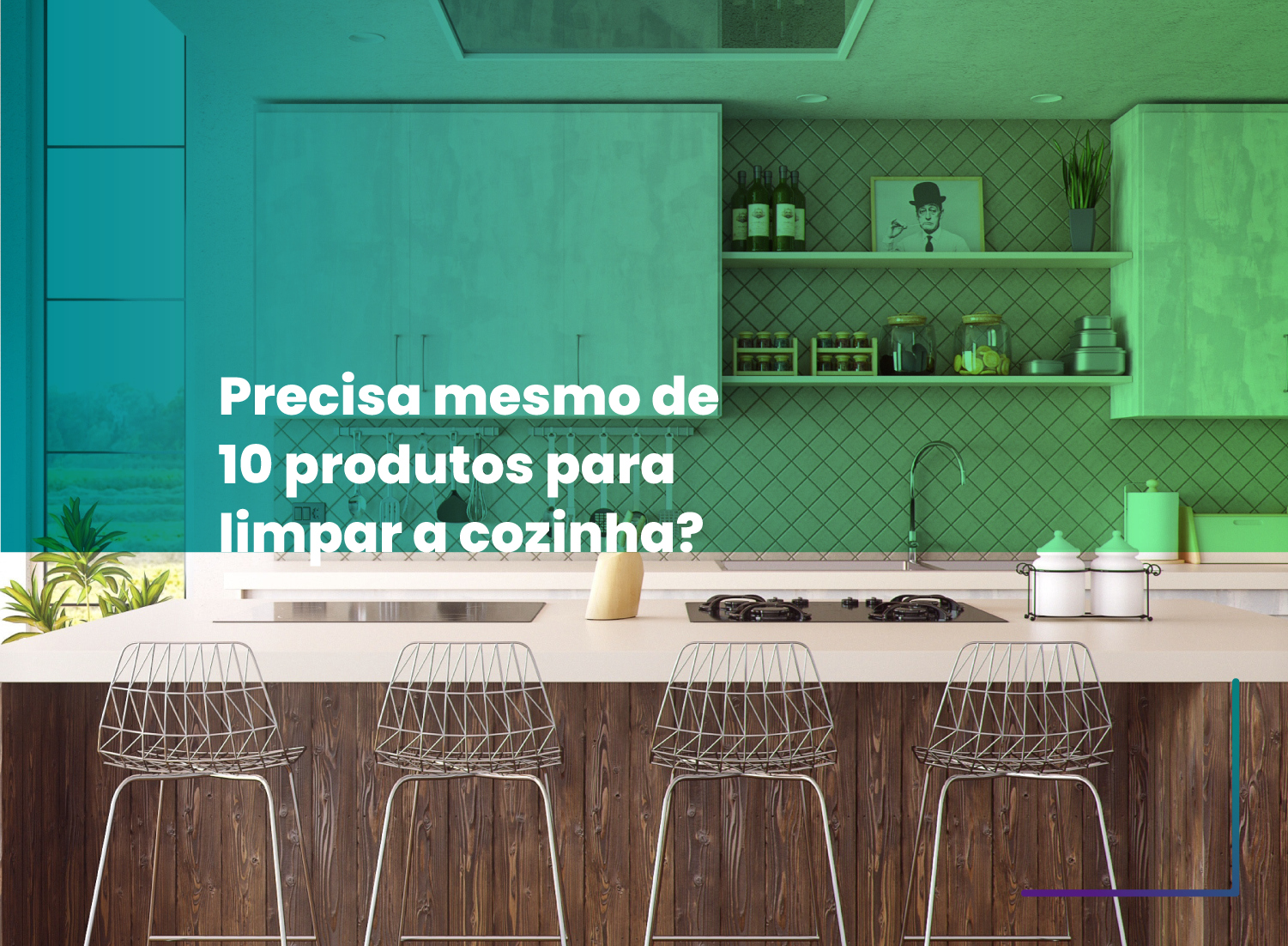 Precisa mesmo de 10 produtos para limpar a cozinha? Precisa mesmo de 10 produtos para limpar a cozinha?