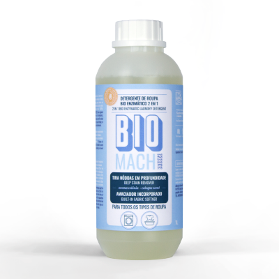 Detergente de roupa bio enzimático 2 em 1 - BIOMACH SUPER BREEZE (colónia)
