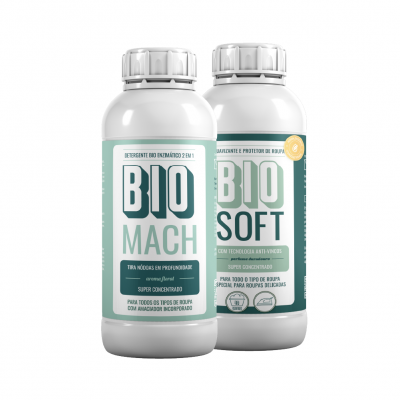 Pack Roupa - BIOMACH SUPER 1L e BIOSOFT 1L