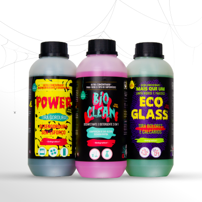 Pack Poupança Halloween | Bioclean - Eco glass - Power | Edição limitada 🎃