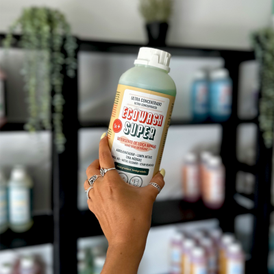 Detergente de loiça hipoalergénico - ECOWASH SUPER Detergente de loiça hipoalergénico - ECOWASH SUPER