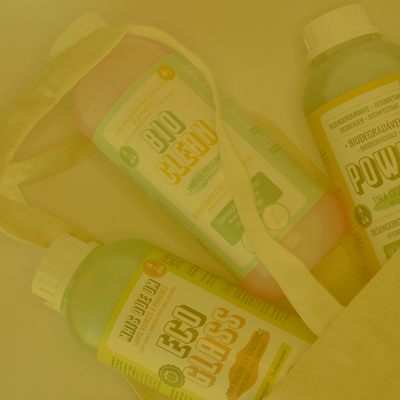 Poupa até 90% com detergentes ultra-concentrados® e ecológicos