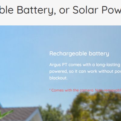 Reolinl Argus PT _Camera de vigilância 100% sem fios com painel solar