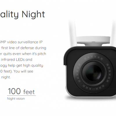 Reolink RLC-511W - 5 MP - Câmera Wifi 2.4 GHz/5GHz com Zoom 4X