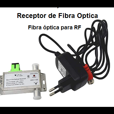 Receptor de Fibra Óptica para TV - REDE PRIVADA