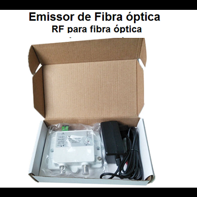 Emissor de TV por fibra óptica - REDE PRIVADA