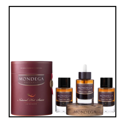 Mondega Gourmet - Molho Picante Natural de Marmelo (3x55ml)