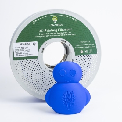 PLA Lake Blue - Diâmetro 1,75mm Bobine 1kg - Lotactree