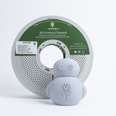 PLA Cool Grey - Diâmetro 1,75mm Bobine 1kg - Lotactree