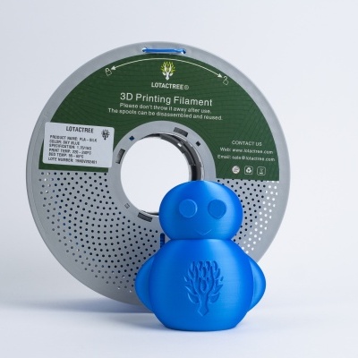 PLA SILK Sky Blue - Diâmetro 1,75mm Bobine 1kg - Lotactree