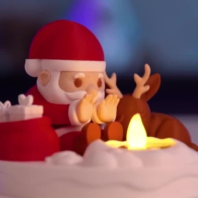 Pai Natal à fogueira