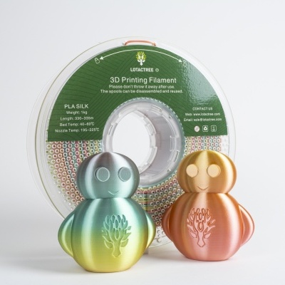 PLA SILK RAINBOW CANDY - Diâmetro 1,75mm Bobine 1kg - Lotactree