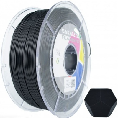 PETG BLACK Diâmetro 1,75mm Bobine 1kg - Sakata 3D